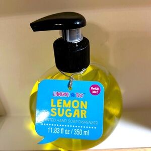 RARE “LIMITED TOO” REFILLABLE LEMON SUGAR SOAP - NWT